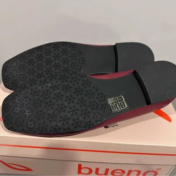 Bueno Burgundy Mary Jane Flats - Picture 5 of 5